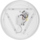 Светильник настенно-потолочный LED  18W, 6000K, 1200Лм, 230*250*56, TDM Классика[SQ0329-9028]терм.уп