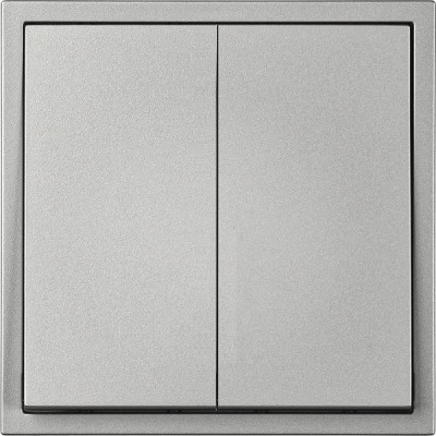 Выключатель с/у 2-кл 10А, IP20, Smartbuy Капелла [SBE-09s-10-SW2-0] серебро soft touch