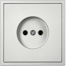 Розетка с/у 2P 10A, IP20, Smartbuy Капелла [SBE-09s-10-S1-N] серебро soft touch