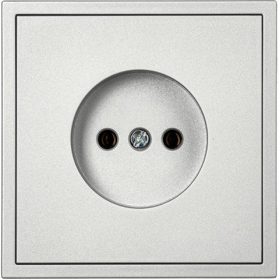 Розетка с/у 2P 10A, IP20, Smartbuy Капелла [SBE-09s-10-S1-N] серебро soft touch