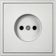 Розетка с/у 2P 10A, IP20, Smartbuy Капелла [SBE-09s-10-S1-N] серебро soft touch