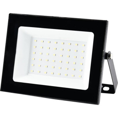 Прожектор LED  50W, 6500K, IP65, SMD, 4250Лм, HiTT [HiTT-FL1-50W-IP65-6] черный