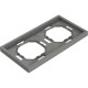 Рамка 2п, IP20, STEKKER Эмили [PFR00-5002-10][22] платиново-серый soft touch