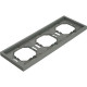 Рамка 3п, IP20, STEKKER Эмили [PFR00-5003-10][15] платиново-серый soft touch
