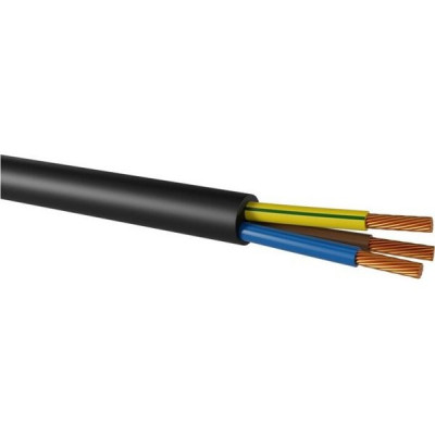 Кабель КГтп-ХЛ 3*2.5, круглый, черный, в бухте 100м, Металлист ГОСТ
