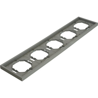 Рамка 5п, STEKKER Эмили [PFR00-5005-10][10] платиново-серый soft touch