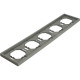 Рамка 5п, STEKKER Эмили [PFR00-5005-10][10] платиново-серый soft touch