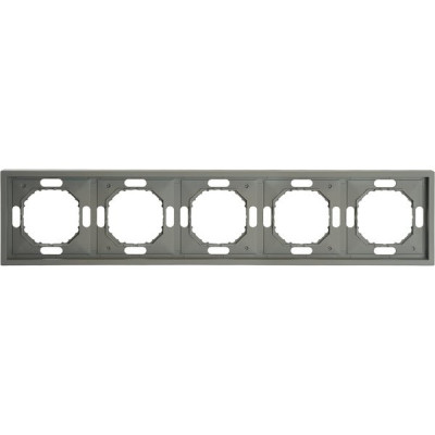 Рамка 5п, STEKKER Эмили [PFR00-5005-10][10] платиново-серый soft touch