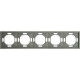 Рамка 5п, STEKKER Эмили [PFR00-5005-10][10] платиново-серый soft touch