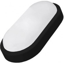 Светильник ЖКХ LED 22W овал, 6500K, 1870Лм, IP65, d195*95*38, Включай [VLZO4-65-22-6500-B]  черный