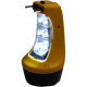 Фонарь аккумуляторный 4+6LED, с прямой зарядкой, желтый, Smartbuy [SBF-87-Y]