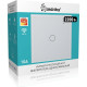 Умный сенсорный выключатель 1-кл 10A, Wi-Fi, Яндекс Алиса, Smartbuy [SBE-wifi1w-10-SW1-0] белый