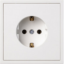 Розетка с/у 2P+E 16A, IP20, Smartbuy Капелла [SBE-09w-16-S1-Z] белый soft touch