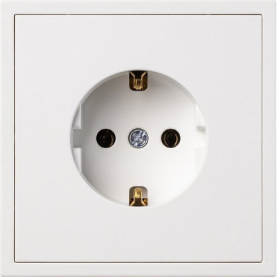 Розетка с/у 2P+E 16A, IP20, Smartbuy Капелла [SBE-09w-16-S1-Z] белый soft touch