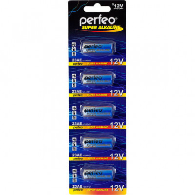 Батарейка Perfeo LR23A 12V для сигнализаций [BL5/70] [PF 23AE/5BL] (PF_4002)