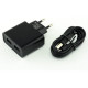 Зарядное устройство SmartBuy NOVA, 2xUSB 3.0A + кабель microUSB [SBP-6050] черный