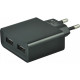 Зарядное устройство SmartBuy NOVA, 2xUSB 3.0A + кабель microUSB [SBP-6050] черный