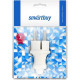 Вилка с заземлением прямая, 16А, белая, SmartBuy [SBE-16-P01-w][50]