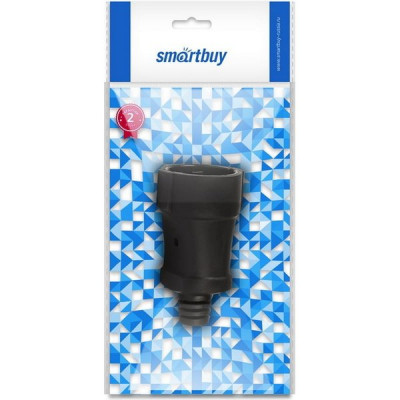 Розетка переносная без заземления ПВХ, 10A, SmartBuy [SBE-10-S03-b][15] черный