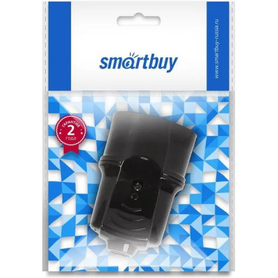 Розетка переносная с заземлением, 16А, АБС, SmartBuy [SBE-16-S01-bz][40] черный