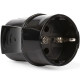 Розетка переносная с заземлением, 16А, АБС, SmartBuy [SBE-16-S01-bz][40] черный