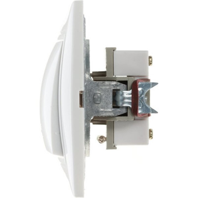 Выключатель с/у 1-кл 10А, IP20, с подсветкой, SmartBuy Венера [SBE-01w-10-SW1-1] белый