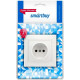 Розетка с/у 2P 10A, IP20, SmartBuy Венера [SBE-01w-10-S1-N] белый