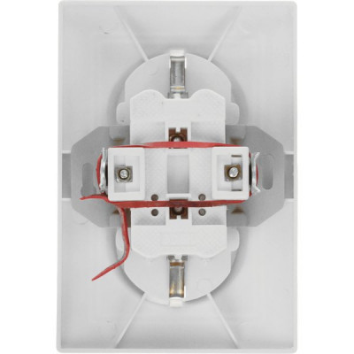 Розетка с/у 2x2P+E 16A, IP20, SmartBuy Венера [SBE-01w-16-S2-Z] белый