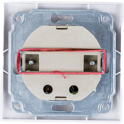 Светорегулятор (диммер) с/у 600W, IP20, SmartBuy Венера [SBE-01w-2.5-D-0] белый