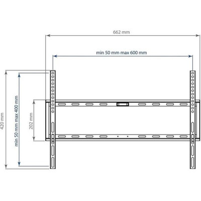 Кронштейн ARM Media STEEL-1 new black для ТВ 32