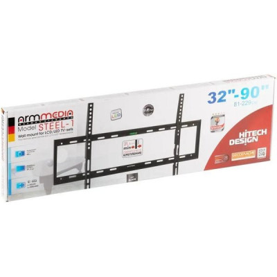 Кронштейн ARM Media STEEL-1 new black для ТВ 32
