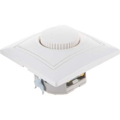 Светорегулятор (диммер) с/у 600W, IP20, SmartBuy Венера [SBE-01i-2.5-D-0] слоновая кость