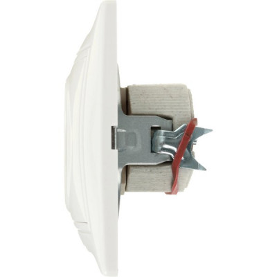 Розетка с/у 2P 10A, IP20, SmartBuy Венера [SBE-01w-10-S1-N-c] белый керамика