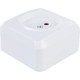 Розетка о/у 2P 10А, SmartBuy Юпитер [SBE-03w-10-S1-N-c] белый керамика