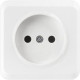 Розетка о/у 2P 10А, SmartBuy Юпитер [SBE-03w-10-S1-N-c] белый керамика