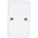 Розетка о/у 2x2P+E 16А, SmartBuy Юпитер [SBE-03w-16-S2-Z-c] белый керамика