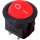 Выключатель клавишный круглый 250В 6А 2c ON-OFF красный RWB-213/SC-214/MRS-102-8 REXANT [36-2560]