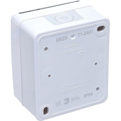 Розетка о/у 2P+E 16A IP54, ЭРА Эксперт [11-2401-01][16] белый