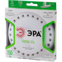 Фонарь кемпинговый 24LED, 3xAA, карабин, магниты, ЭРА НЛО-24 [KB-501]
