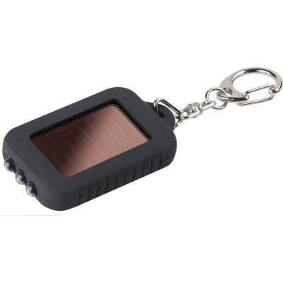 Фонарь брелок 3LED, пластик, солнечная батарея, ЭРА [B27]