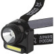 Фонарь налобный 3W COB + 3W LED, аккум, карт, АРМИЯ РОССИИ Гранит [GA-501]