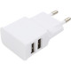 Зарядное устройство Cablexpert, 2xUSB 2.1А [MP3A-PC-11] белый