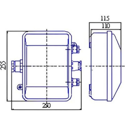 Коробка клеммная металлическая, IP54, TDM У-614М [SQ1406-0001]