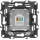Розетка с/у компьютерная RJ45, ЭРА12 [12-3107-15][10] перламутр