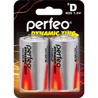 Батарейка Perfeo D R20 [BL2/20] [PF R20/BL2] (PF_4022)