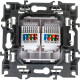 Розетка с/у компьютерная 2xRJ45, ЭРА12 [12-3108-01][10] белый