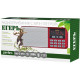 Радиоприемник 3-in-1, FM, MP3, USB, microSD, Line In, Perfeo ЕГЕРЬ [i120-BK] коричневый