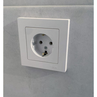 Рамка 1п, IP20, Schneider Electric ATLASDESIGN [ATN000101] белый [45]