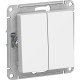 Выключатель с/у 2-кл 10А, IP20, Schneider Electric ATLASDESIGN [ATN000151] белый [20]