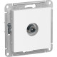 Розетка с/у TV оконечная, IP20, 1DB, Schneider Electric ATLASDESIGN [ATN000191] белый